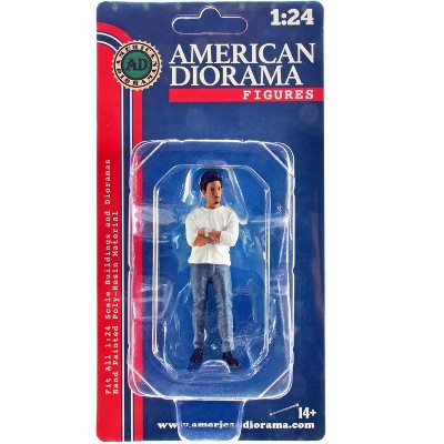 "Car Meet 3" Figurine 8 for 1/24 Scale Models by American Diorama