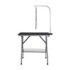 VisioGear Pet Grooming Table Arm with Clamp, Foldable Pets Grooming Stand for Medium and Small Dogs, Black, 36"*24"*62.8" - 4 of 4