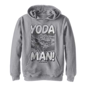 Boy's Star Wars Classic Yoda Man Pull Over Hoodie
