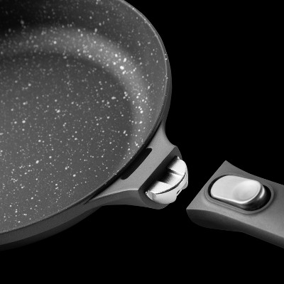 Berghoff Gem 12.5" Nonstick Fry Pan, Detachable Handle, Black Target