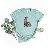 Simply Sage Market Women's Leopard Bunny Short Sleeve Graphic Tee - 3 of 3