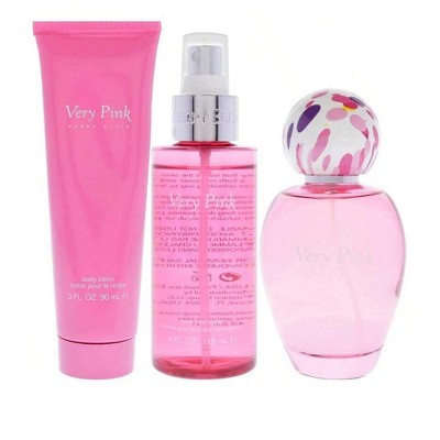 360 Very Pink 3 Pc Set Women Edp Spray 3.4, Bm 4.0, Body Lotion 3.0 Oz