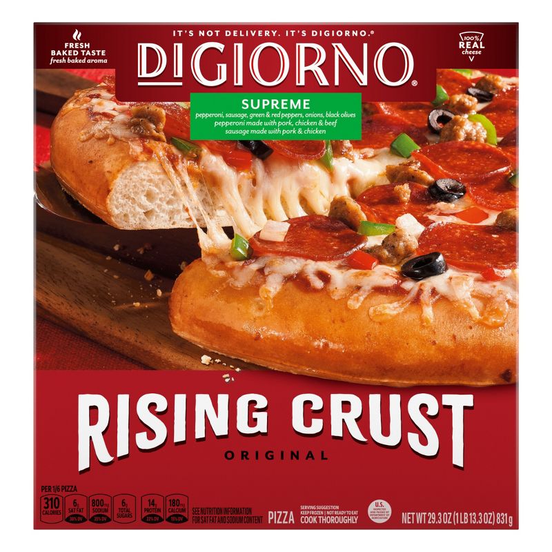 DiGiorno Rising Crust Supreme Frozen Pizza - 29.3oz, 1 of 6
