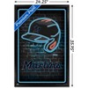 Trends International MLB Miami Marlins - Neon Helmet 23 Framed Wall Poster Prints - 3 of 4
