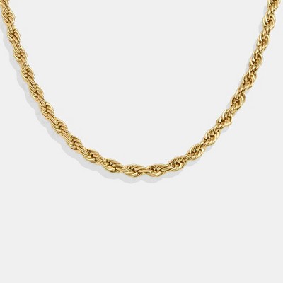 Hollywood Sensation Timeless Rope Necklace 20 Inches Gold