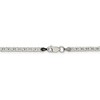 Black Bow Jewelry 3mm, Sterling Silver, Flat Anchor Chain Necklace - 4 of 4