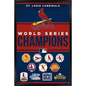 Trends International MLB St. Louis Cardinals - Champions 23 Framed Wall Poster Prints - 1 of 4