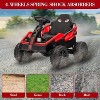 24V Ride on Car, Electric Car, Kids' Electric Vehicles Outdoor Race Toy with 4 Strong Motors, Adjustable Seat, Music, LED Lights - 3 of 4