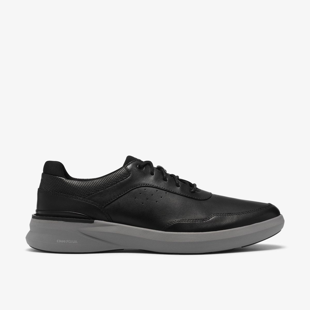 Clarks Mens Code Hybrid Vibe Black Shoes