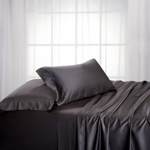 Egyptian Linens Top Split Flex King Sheet Set - Bamboo Cotton (Hybrid) - 1 of 4
