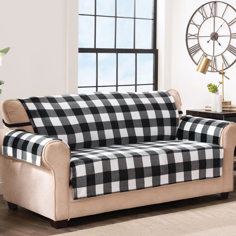 Collections Etc Buffalo Plaid Franklin Furniture Protector, 2 of 4