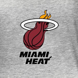 NBA Miami Heat Women's Short Sleeve Burnout Scoop T-Shirt - 1 of 4