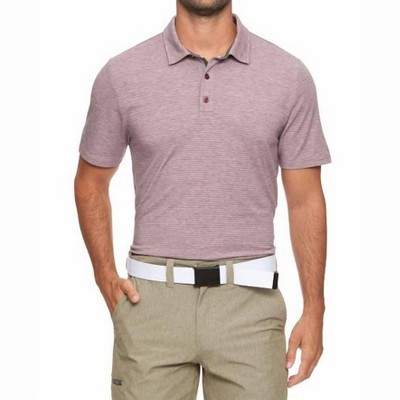 Men's Brookline Striped Performance Polo Shirt - Flags & Anthem
