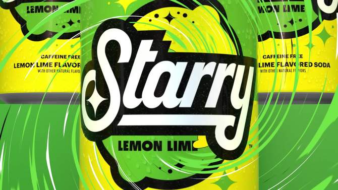 Starry Zero Lemon Lime Soda - 12pk/12 fl oz Cans, 6 of 7, play video