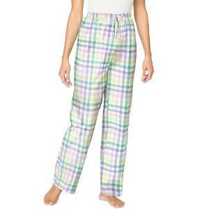 Dreams & Co. Plus Size Woven Sleep Pant - 1 of 4