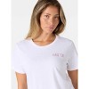 Hang Ten Modern Mood Tee White- X Small - 4 of 4