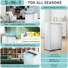 14,000 BTU Portable Air Conditioner, 3-in-1 AC with Cooling, Fan & Dehumidifier, Cools Rooms Up to 750 Sq. Ft., Remote Control & 24H Timer - 4 of 4