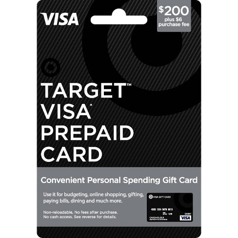 Visa Prepaid Card 200 6 Fee Target - how to put a visa gift card on roblox
