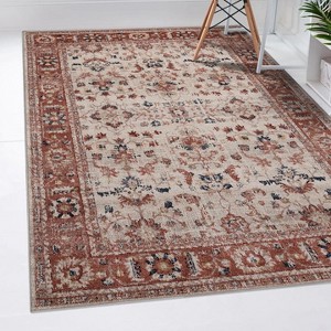 Luxe Weavers Floral Indoor Area Rug - 1 of 4