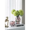 Dexmalle Clear Glass Accent Vase with Artistic Amber Spots - 4 of 4
