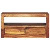 vidaXL TV Stand Solid Wood Sheesham 31.5"x11.8"x15.7" - 2 of 4