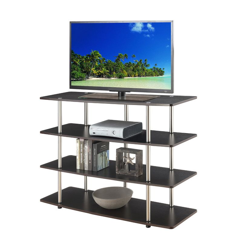 Designs2Go XL Highboy 4 Tier TV Stand for TVs up to 55" - Breighton Home, 2 of 9