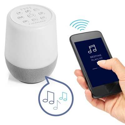 Smart White Noise Machine with Night Light and Wireless Speaker