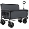 YONWAY 3-in-1 Convertible Folding Wagon Cart with Bench Seat & Storage - 500lbs -180L Capacity All-Terrain Wheels for Camping,Beach - 4 of 4