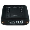 Riptunes 3-in-1 Vibrating Alarm Clock with Bed Shaker - Black - image 3 of 4