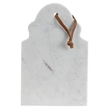 Small White Marble Kitchen Serving Cutting Board - Foreside Home & Garden