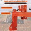 GARVEE 3 Point Quick Hitch Category 1, 3000 LBS Lifting Capacity Tractor Quick Hitch, 27.5" Between Lower Arms, 14.5" ~17.5" Level Adjustment - 4 of 4