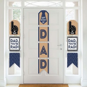 Big Dot of Happiness My Dad is Rad - Hanging Vertical Paper Door Banners - Father's Day Party Wall Decoration Kit - Indoor Door Decor - 1 of 4