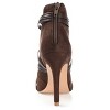 Journee Collection Womens Samara Back Heel Zip Peep Toe Stiletto Booties - 3 of 4