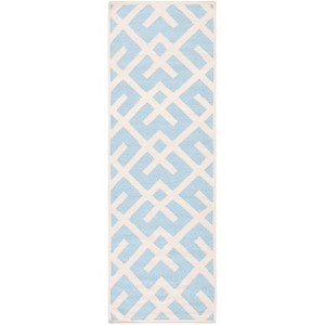 Dhurries DHU552 Hand Woven Flat Weave Indoor Rugs - Safavieh - 1 of 4