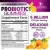 Probiotic Gummies Digestive Health, 5 Billion CFU, Best Probiotics Gummy for Vaginal, Immune Support & Gut Health - 60 Gummies By Nature's Nutrition - 2 of 4