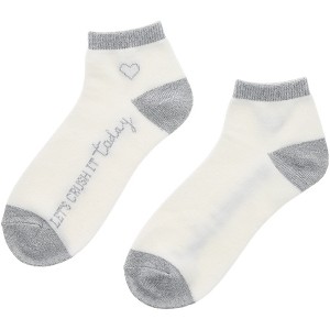 Pavilion Gift Company - Crush It - Ladies Ankle Sock - Socks - 1 of 2