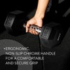 Orry Rubber Coated Hex Dumbbell - 25 lb. - 11.3 kg - Single Hand Weight for Workout & Exercise - 3 of 4