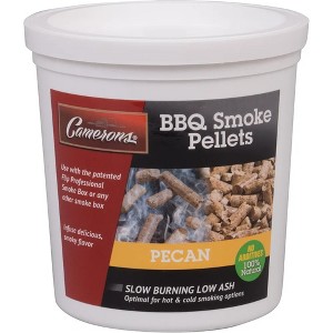 Camerons Smoking Wood Pellets (Pecan)- Kiln Dried BBQ Pellets- 100% All Natural Barbecue Smoker Chips- 1 Pint Bucket - 1 of 4