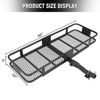 Cargo Carrier, Heavy Duty 200 Lbs Folding Hitch Basket - 2" Receiver Rack for SUV/Truck Camping, Rust-Proof Steel - 3 of 4