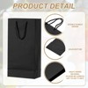 Unique Bargains Thick Kraft Paper Gold Edge Wine Gift Bags 13.7" x 7" x 3.5" 3 Pcs - 3 of 4