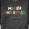 Men's - Peanuts - Snoopy and Woodstock Merry Christmas Graphic Fleece Sweatshirt - 2 of 4