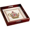 Sudberry House Mahogany Classic Tray 12"X12"-Design Area 11.5"X11.5" - 3 of 3