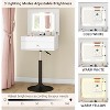 ELECWISH Vanity Tables, Rotating 3 in 1 Flip Top Adjustable Small Makeup Vanity Desk with Mirror and Lights for Bedroom - 4 of 4