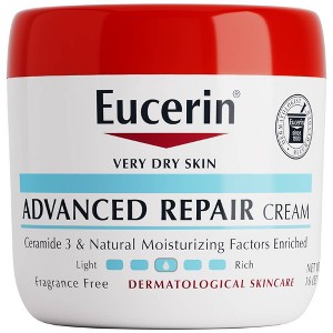 Eucerin Advanced Repair Fragrance Free Body Cream for Dry Skin Unscented - 16oz - 1 of 4