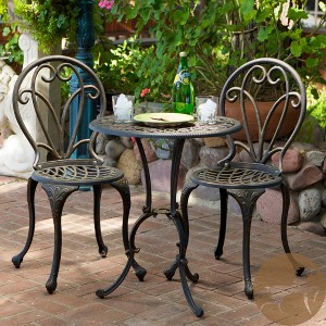 Maggift Patio Seating Sets Outdoor, Featuring Unique Design, Ideal for Chats, Perfect for Gardens, Living Spaces, Black, 16.25"*19.25"*36.5" - 1 of 4