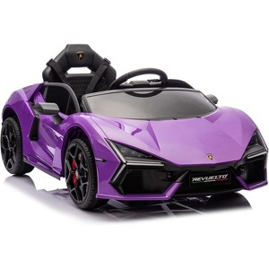 12V Licensed Lamborghini Revuelto Kids Ride-On Car, Battery-Powered Electric Sports Car with Remote Control, Bluetooth, USB, Music - 1 of 4
