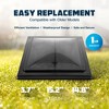 Camco Durable RV Replacement Vent Lid  with Resistant To Rust Hardware for 14 x 14 Inch Vents Compatible with Jensen Pre 1994 Models, Smoke - 3 of 4