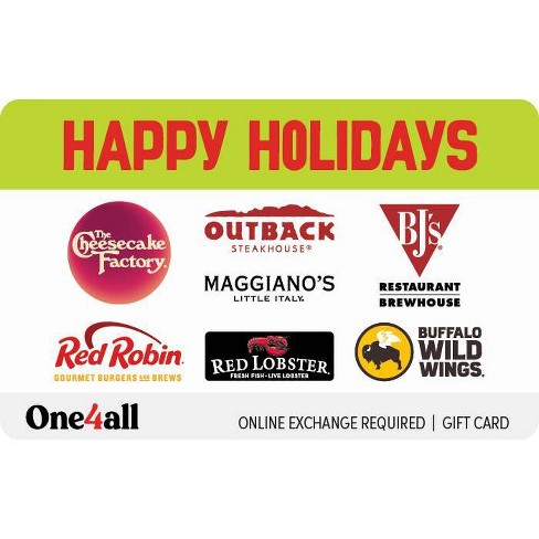 25 O4all Happy Holidays Dining Gift Card email Delivery Target