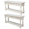 Tuscan Console Table - Unfinished - International Concepts: Solid Wood, Traditional Style, Parawood - image 4 of 4