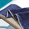 Cabana Striped Cotton Standard Size Towel/ Chaise Lounge Chair Cover Set by Blue Nile Mills - 3 of 4